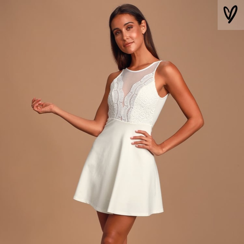 Lulus I Promise Skater Dress